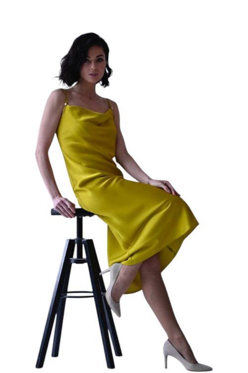 сукня жовта коктельна 2