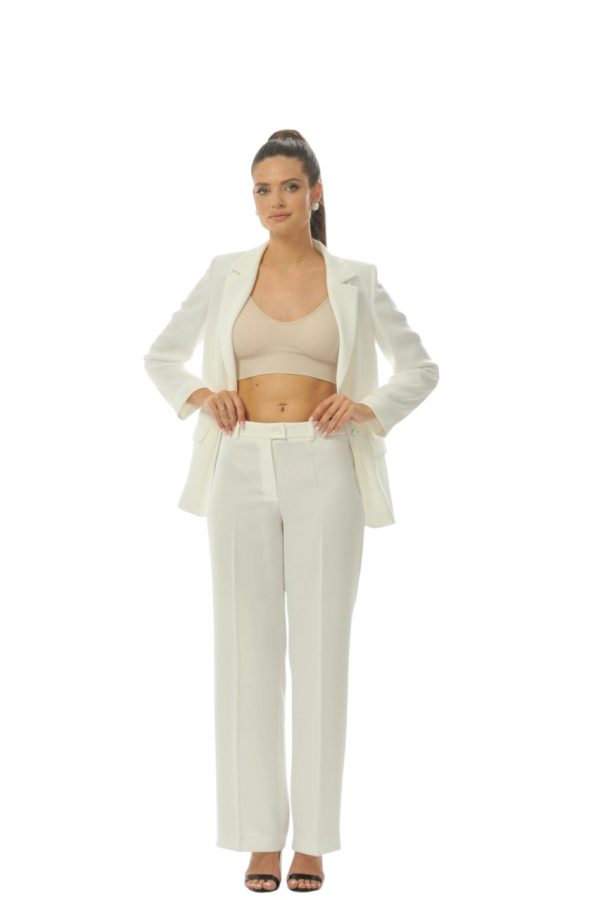 штани прямі білі1