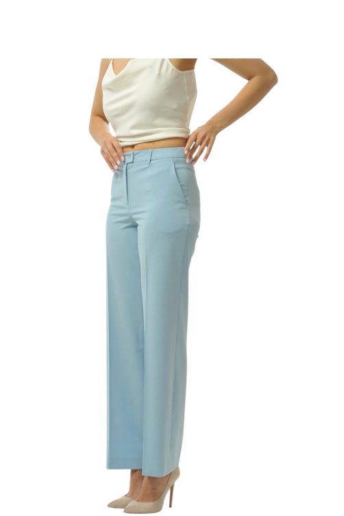 штани прямі блакитні 1