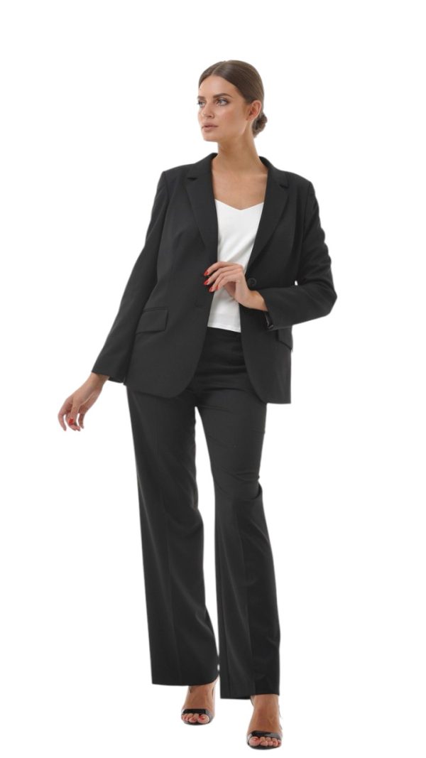 штани прямі чорні 4