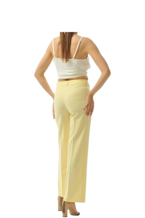 штани прямі жовті 3